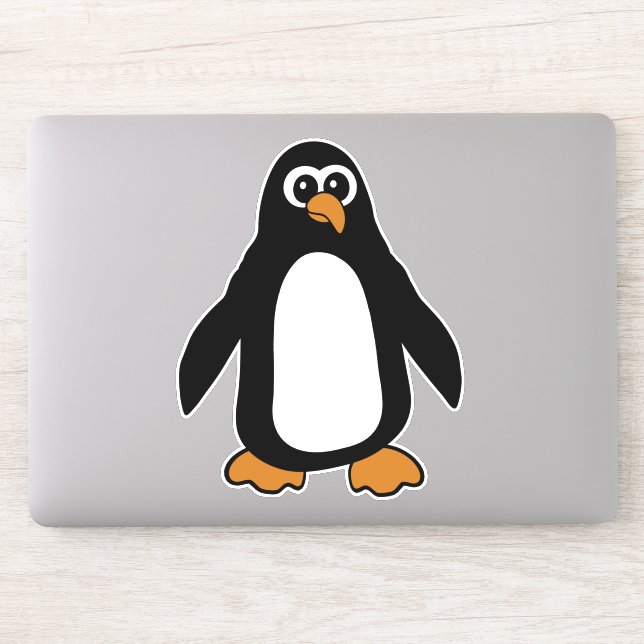 Cute Cartoon Penguin Sticker (Computer)