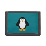 Cute Cartoon Penguin Trifold Wallet