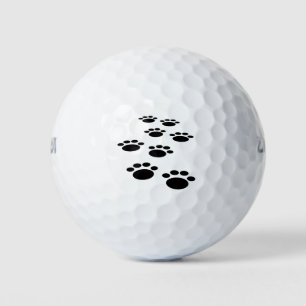 Cute Cartoon Pet Paw Trail Golf Balls