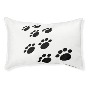Cute Cartoon Pet Paw Trail Pet Bed