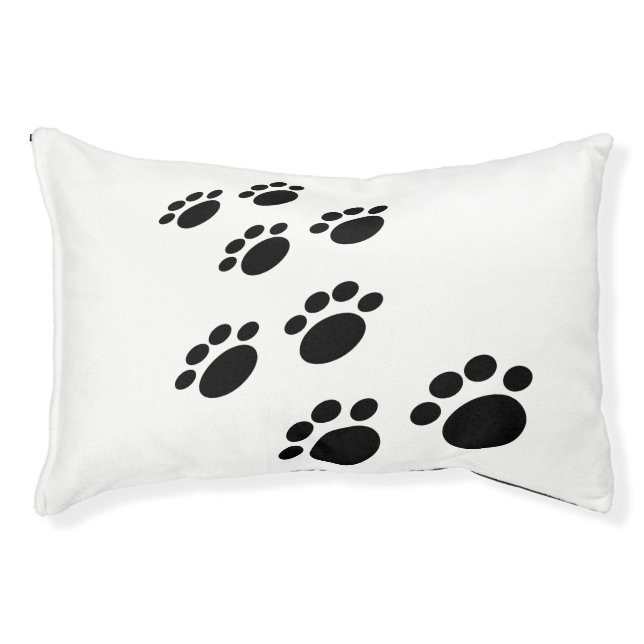Cute Cartoon Pet Paw Trail  Pet Bed (Front)