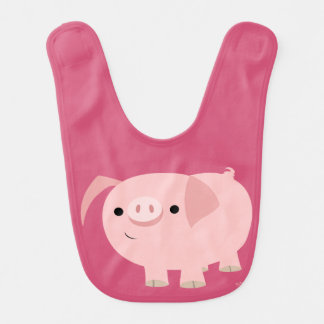 Cute Cartoon Pig Baby Bib