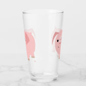 Cute Cartoon Pig Glass (Left)