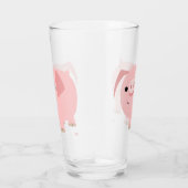 Cute Cartoon Pig Glass (Right)