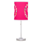 Cute Cartoon Pig Mandala Table Lamp (Front)