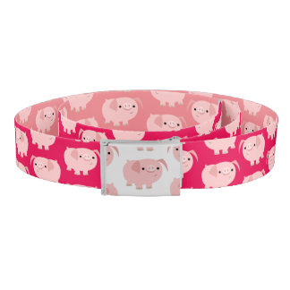 Cute Cartoon Pigs Casual Belt