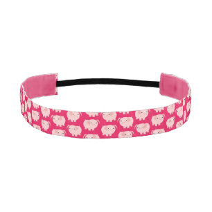Cute Cartoon Pigs Hair Band Athletic Headband