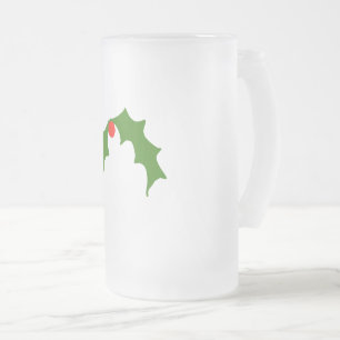 CUTE CARTOON PINK GENOME FROSTED GLASS BEER MUG