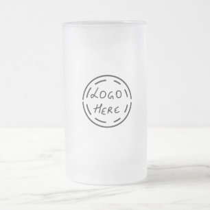 CUTE CARTOON PINK GENOME FROSTED GLASS BEER MUG