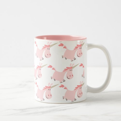 Cute Cartoon Pink Unicorns mug