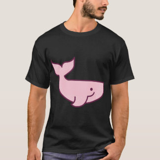 cute cartoon pink whale T-Shirt