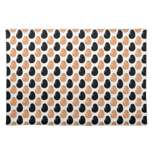 Cute Cartoon Pinto and Black Beans  Cloth Placemat
