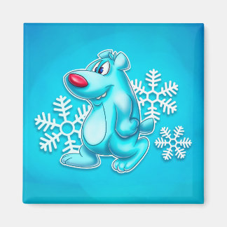 cute cartoon polar bear magnet