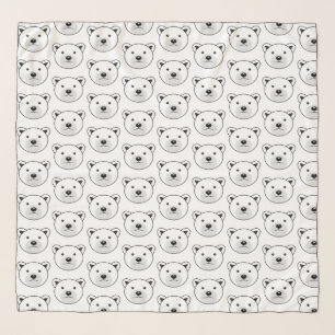 Cute Cartoon Polar Bear Scarf