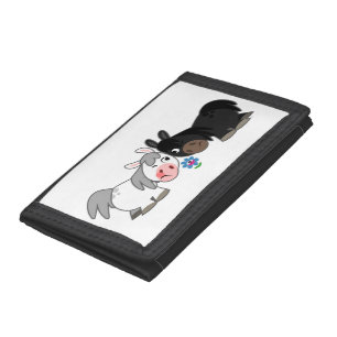 Cute Cartoon Ponies Standoff Wallet