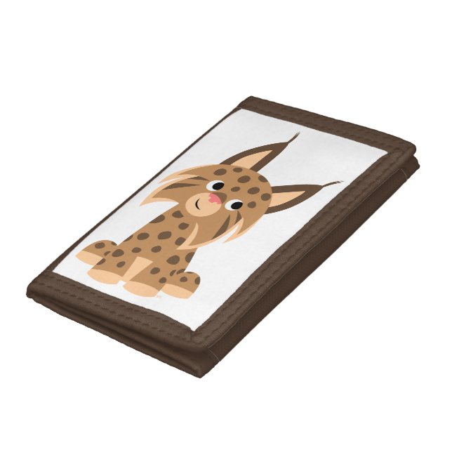 Cute Cartoon Prankish Lynx Wallet (Bottom)