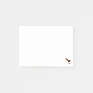 Cute Cartoon Prehistoric Animals Terror Bird Post-it Notes