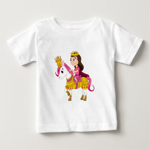 Cute cartoon princess baby T_Shirt