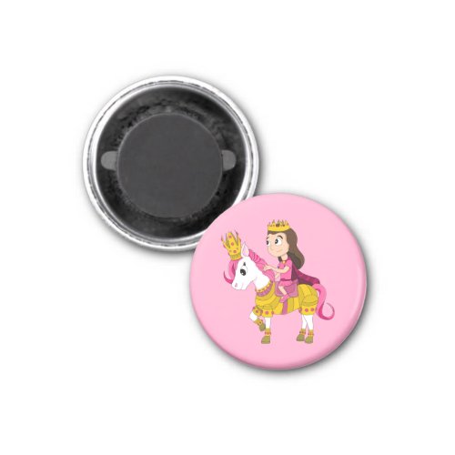 Cute cartoon princess  magnet