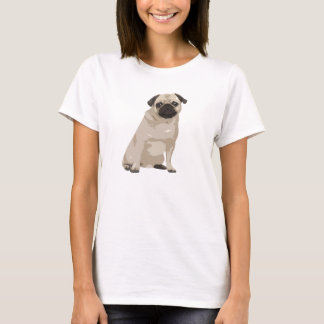 Cute Cartoon Pug T Shirt