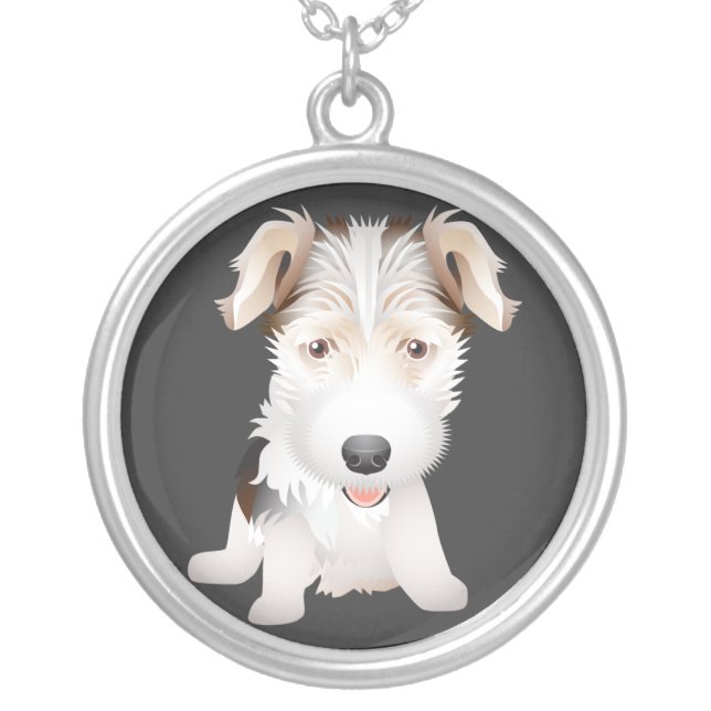 Cute Cartoon Puppy Necklace (Front)