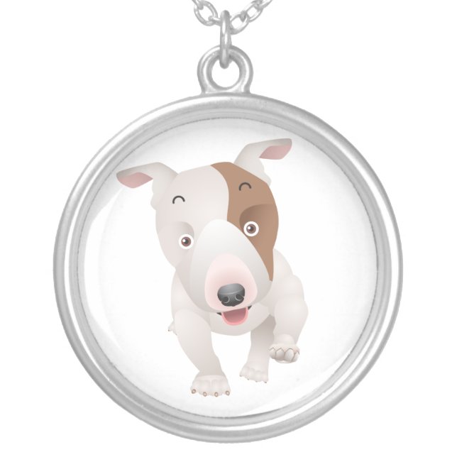 Cute Cartoon Puppy Necklace (Front)