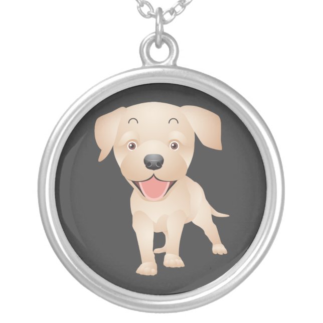 Cute Cartoon Puppy Necklace (Front)