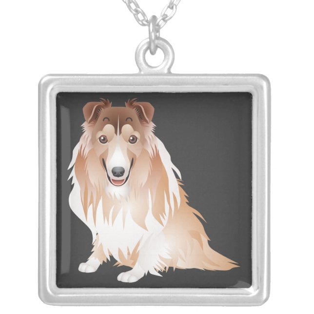 Cute Cartoon Puppy Necklace (Front)