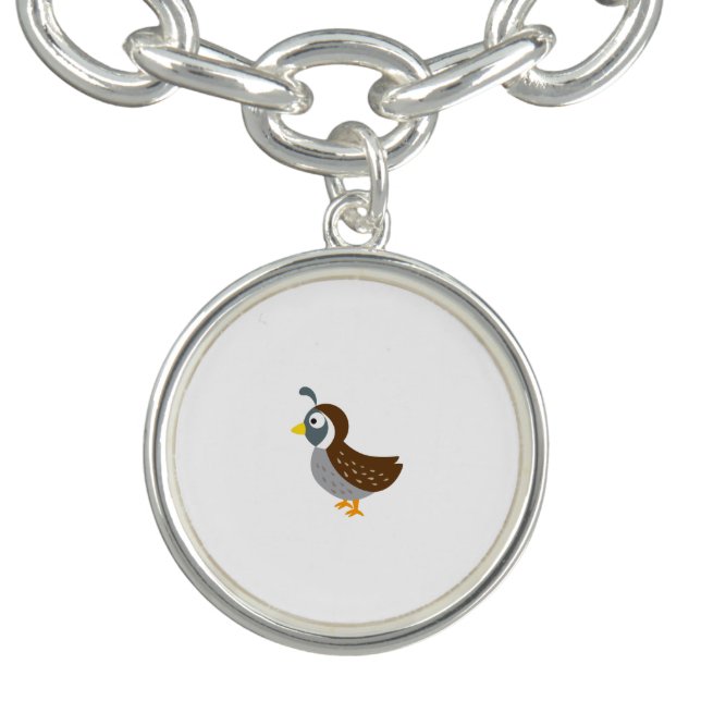 Cute Cartoon Quail Bracelet (Design)