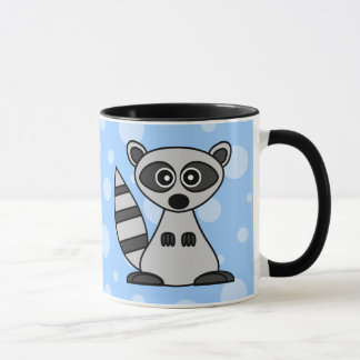 Cute Cartoon Raccoon Mug