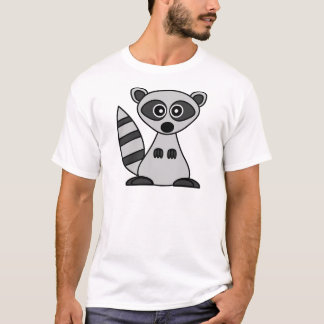 Cute Cartoon Raccoon T-Shirt