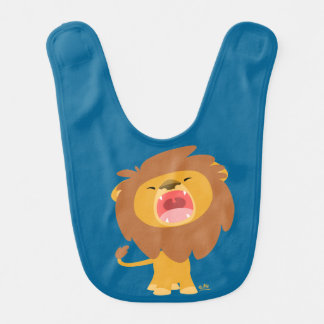 Cute Cartoon Roaring Lion Baby Bib