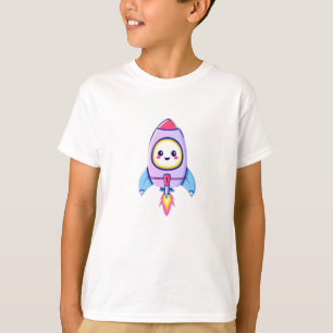 Cute Cartoon Rocket T-Shirt