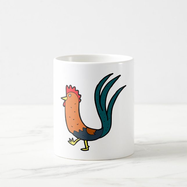 Cute Cartoon Rooster Coffee Mug (Creator Uploaded)