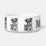 Cute Cartoon Schnauzer Personalize<br><div class="desc">Add your pet's name to personalize.</div>