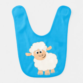 Cute Cartoon Sheep Baby Bib