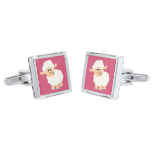 Cute Cartoon Sheep Cufflinks
