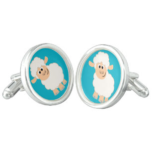 Cute Cartoon Sheep Cufflinks