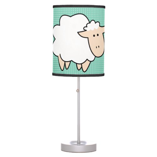 Cute Cartoon Sheep Custom Table Lamp