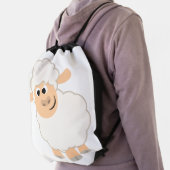 Cute Cartoon Sheep Drawstring Backpack (Insitu)