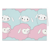 Cute Cartoon Sheep Pattern (Front Horizontal)