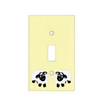 Cute Cartoon Sheep Yellow Light Switch Cover