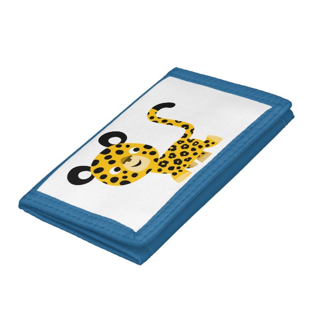 Cute Cartoon Smiling Leopard Wallet (Bottom)