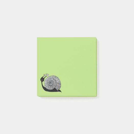 Cute Cartoon Snail Character With Spiral Eyes Post-it Notes