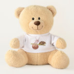 Cute Cartoon Snail on a Plant with Positive Messag Teddy Bear