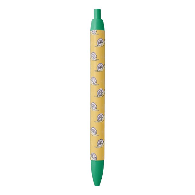 Cute Cartoon Snails and Swirls Pattern Pen (Front Vertical)