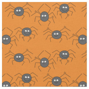 Cute Cartoon Spider Kids Halloween Decor Fabric
