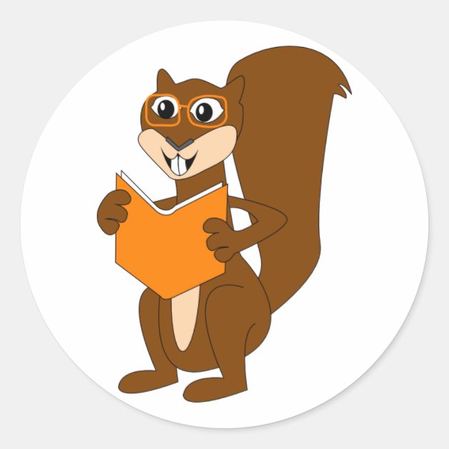 squirrel wearing glasses