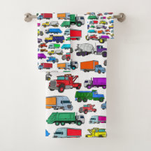 Cute Cartoon-style Truck Illustrations