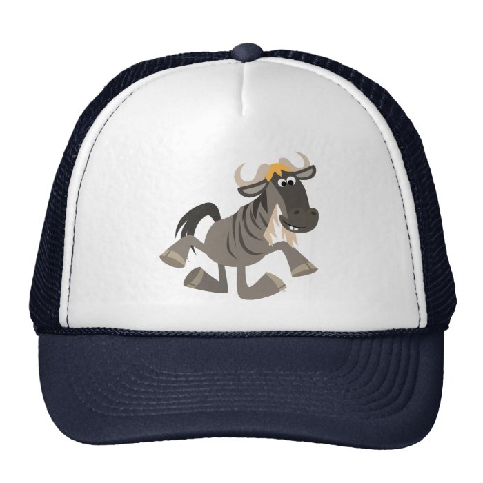 Cute Cartoon Tap Dancing Wildebeest Hat